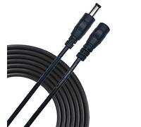 Liwinting 2 Mètres Câble D'extension d'alimentation DC 2.5mm x 5.5mm DC Plug Extension Cable Mâle à Femelle Connecteur pour Adaptateur Secteur, CCTV Camera Power et Plus - Noir