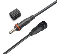 Liwinting Câble d'extension DC étanche Câble de Connexion de Lumière Extérieure 3.5 x 1.35mm pour Lampes Solaires de Jardin 2m, Noir