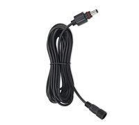 Liwinting Câble d'extension DC étanche Câble de Connexion de Lumière Extérieure 5,5 x 2,1 mm pour Lampes Solaires de Jardin 2m, Noir