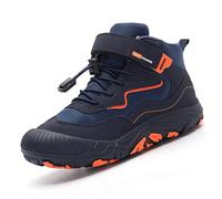 LIWLLIUA Enfants Chaussures Minimalistes Barefoot Respirantes Garçons Filles Chaussures de Trail Sneakers 26-38 EU,K05 Dark Blue,28 EU