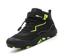 LIWLLIUA Enfants Chaussures Minimalistes Barefoot Respirantes Garçons Filles Chaussures de Trail Sneakers 26-38 EU,K05 Black,29 EU