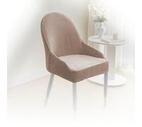 LIWLLIUA Incurvé Dossier Housse de Tabouret Bar avec Accoudoirs Scandinave Chaise de Bar Couvre Extensible Lot de 2 Cuisine Couverture de Tabouret Haute Pivotante Bar/Comptoir,café,6pcs