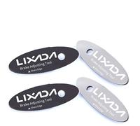 LIXADA 1/2 Pcs VTT Plaquettes de Frein à Disque Outil de réglage de vélo Coussinets de Fixation Assistant Plaquettes de Frein Rotor d'alignement Outils Spacer Kit de réparation pour vélo (4PCS)