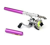 LIXADA 1 M /1.4M /1.6M Poche Pliable Canne À Pêche Bobine Combo Mini Stylo Pôle De Pêche Kit Télescopique Canne À Pêche Spinning Reel Combo Kit 7 Coloris