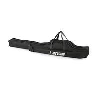LIXADA 100cm / 150cm Sacs de Pêche Polyvalents Pliants Sac à Canne à Pêche Sacs Zippés Sacs de Rangement Porte-Poche (Noir-100CM)