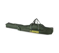 Lixada 100cm / 150cm Sacs de Pêche Polyvalents Pliants Sac à Canne à Pêche Sacs Zippés Sacs de Rangement Porte-Poche (Vert foncé-150CM)