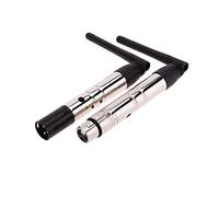Lixada 2.4G ISM DMX512 sans fil Masculin et féminin 2 en 1 XLR récepteur et émetteur d‘eclairage LED pour la scène PAR lumière de soirée avec antenne