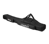 Lixada 3 Couches Sac de Canne à Pêche 90cm/120cm/150cm Canne Pliante Portable Étui de Transport Moulinet de Pêche Sac de Rangement Étui