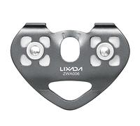 Lixada 30kN Cable Trolley Pulley with Ball Bearing Rock Climbing Caving Aloft Work Rescue Gris-30kN