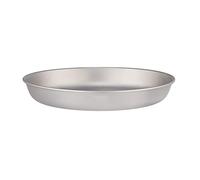 LIXADA 700 Ml Plaque de Titane Dîner Ultraléger Assiette de Fruits Poêle à Frire pour Camping en Plein Air Randonnée Randonnée Pique-Nique Barbecue