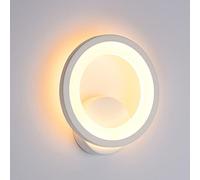 LIXADA Applique Murale Ronde 11W 1250LM Appliques Murales Vintage éclairage LED Applique Murale Luminaire pour Couloir de Chevet Chambre Salon Couloir