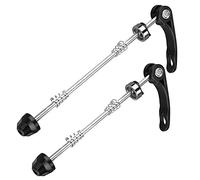 LIXADA Brochettes de Moyeu de Roue de Vélo Route VTT Moyeu de Roue VTT Brochettes Avant et Arrière Brochettes à Dégagement Rapide Clip Levier Axe 155 / 190mm