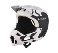 LIXADA Casque de Vélo de Montagne Complet Casque de Vélo Complet Casque Casque Léger avec 2 Doublures Amovibles pour la Circonférence de la Tête 61-62 Cm 59-60 Cm (Blanc)