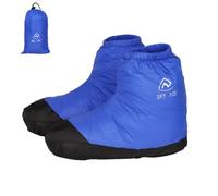 LIXADA Chaussons en Duvet pour Le Camping d'hiver, Unisexe Chaussettes Thermiques d'oie Doux Imperméable Chauffe-Pieds Chaussons en Duvet pour Tente/Sac de Couchage/Maison