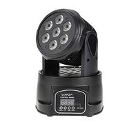 Lixada Dmx-512 scénique Mini tête mobile Light 4 en 1 RGBW LED par lumière d'éclairage stroboscopique Professional 9/14 canaux 100 W AC 100-240 V son Actif pour KTV Club Bar Party Disco DJ Show Bandes