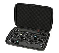 Lixada Échangeurs de pêche éclairés avec capteur de suspension à LED avec étuis à indicateur de touche "kit d'accessoires de pêche à la carpe" 4 pièces