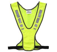 LIXADA Gilet de sécurité à Haute visibilité pour Les Sports de Plein Air, la Course à Pied, Le Vélo, Le Gilet Réfléchissant avec Poche