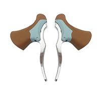 Lixada Léger en Aluminium Vélo Frein Poignée VTT Vélo de Montagne Leviers Avant et Arrière Leviers De Frein Goutte Ensemble