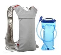 Lixada Léger Sac à Dos Hydratation 5L Sac à Dos de Course Sac à Dos d'hydratation Grande capacité en Plein air Sac à Dos d'équitation Léger pour la Course (Gris avec réservoir d'hydratation)