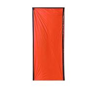 LIXADA Lot de 2 Sacs de Couchage d'urgence imperméables en polyéthylène, Sac de Couchage de Survie léger et Thermique, Couverture Portable pour Camping, randonnée, activités d'aventure (Orange)