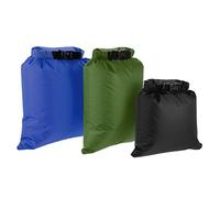 Lixada Lot de 3 Sacs étanches et Portables ultralégers pour Camping, randonnée, Kayak (1 L + 2 L + 3 L), Couleur 5, Color 5, Modern
