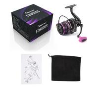 LIXADA Moulinet de Pêche en Eau Salée, Moulinet Rotatif en Métal Robuste avec Levier à Bascule en Métal CNC et Roulements à Billes Fermés pour la Pêche Côtière en Eau Salée (FD8000S)