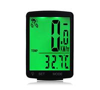 LIXADA Ordinateur de Vélo à Écran LCD Multifonction Vélo sans Fil Tableau des Codes de Vélo Compteur de Vitesse Étanche à La Pluie Compteur Kilométrique Cyclisme 2,8 Pouces Étanche