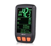 Lixada Ordinateur de vélo sans fil numérique compteur de vitesse de vélo compteur kilométrique avec batterie rechargeable, rétroéclairage, chronomètre de vélo