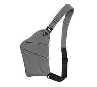 LIXADA Sac à Poitrine Sling Backpack Sac Bandoulière Homme Cross Body Bag Anti-Vol de Sécurité Poitrine Poche pour Hommes Femmes (Gris)