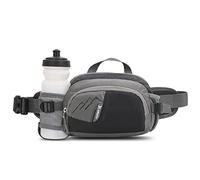 Lixada Sac banane de sport de plein air avec porte-bouteille, sac banane pour homme et femme, sac banane de sport respirant pour cyclisme, course, randonnée, marathon, sac banane, ceinture