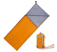 Lixada Sac de couchage ultra-léger pour camping, voyage, randonnée - multifonctions, Orange