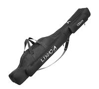 Lixada Sac de pêche Portable Pliable pour Canne à pêche en Plein air, 100 cm/130 cm/150 cm, Noir, 130 cm, Moderne