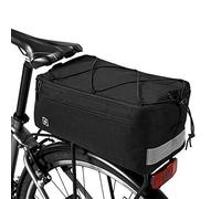 Lixada Sac Isotherme Multifonction pour vélo - pour siège arrière de vélo - Porte-Bagages - Noir - 2