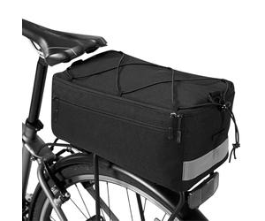 Lixada Sac Isotherme Multifonction pour vélo - pour siège arrière de vélo - Porte-Bagages - Noir - 2