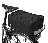 Lixada Sac Isotherme Multifonction pour Coffre de vélo - Sac de Rangement pour Porte-Bagages (Noir)