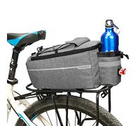 Lixada Sacoche de vélo, sac de vélo multifonctionnelle et isolée, sac à bandoulière, 29 x 16 x 17 cm, Gris
