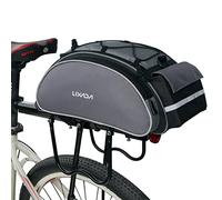 Lixada Sacoche pour porte-bagages arrière de vélo multifonction, Grey - 13L