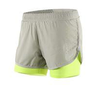 LIXADA Short de Course 2 en 1 pour Femmes pour Femmes Séchage Rapide, Respirant, Entraînement Actif