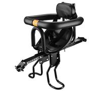 Lixada Sièges de vélo pour enfants, siège de vélo avant pour enfant, siège de vélo pour enfant avec pédales, siège de vélo avant pour enfant avec barre de sécurité, Convient pour les VTT, vélos