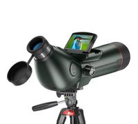 LIXADA Télescope Numérique pour L'astronomie Zoom 350x 4K Double écran Nocturne Télescope Monoculaire avec écran 10 IPS Batterie 4500 MAh pour L'observation des Oiseaux et des étoiles (Vert armée)