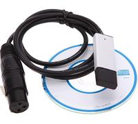 Lixada USB to DMX Interface Adapter LED DMX512 Computer PC Stage Lighting Controller Dimmer