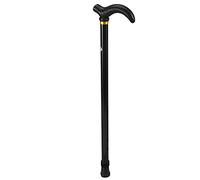 LIXBD Canne de marche rétractable antidérapante pour personnes âgées (noir) (couleur : noir)