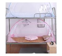 LIXIAOLIANSD Tente Moustiquaire Lit 1 Place, Tente Moustiquaire Pop Up, Grand Espace sans Installation, Adapté pour Dortoir éTudiant, Lit Simple (Color : Pink, Size : 190 * 150 * 100(cm))