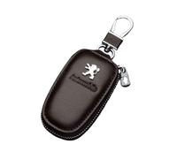 LIXIASM Housse de clés Voiture pour Peugeot 208 e208 GT GT Line 2020-2023 2021 2022, Étui de Protection pour Clés de Voiture en Cuir Porte-clés de Voiture,A