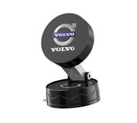 LIXIASM Support Magnétique Voiture pour Volvo XC40 2019-2022 2023 2024, Aimant Puissant Support à Adsorption sous Vide Support Téléphone Voiture Rotation 360°,Bla-CK