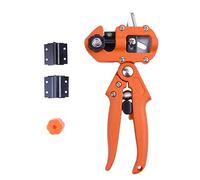LIXIFF Outils de Jardin Agriculture Professionnelle Cisailles à greffer Arbres fruitiers Vaccination Sécateur Élagage Couteau À Découper, Orange sans étui