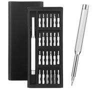 Lixiluxia 24 en 1 Tournevis de Precision, Kit Tournevis de Précision, Mini Screwdriver Set, Jeu de Tournevis Magnétique, pour la Réparation de Phone, Tablette, Caméra, Montres, Lunettes