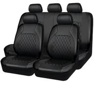 LIXINRU Ensemble Complet de Housses de siège de Voiture et d'appui-tête pour Jeep Renegade (2015-2020) Ensemble de Housses Siège Avant et Arrière,B-Black