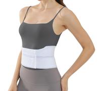 Lixinsunbu Ceinture de compression pour côtes cassées, côtes fissurées, ceinture de soutien du dos, soutien de la costochondrite, soulagement des côtes contusionnées, fracturées ou disloquées