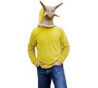 Lixinya Masques en latex d'animaux - Escargot - Halloween - Carnaval - Costume animal - Cosplay - Escargot - Masque intégral - Accessoires de cosplay